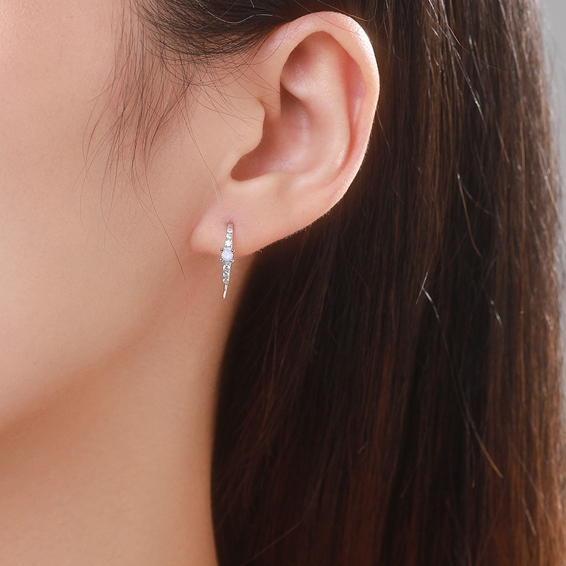 Elegant Earring in Sterling Silver - Image 2