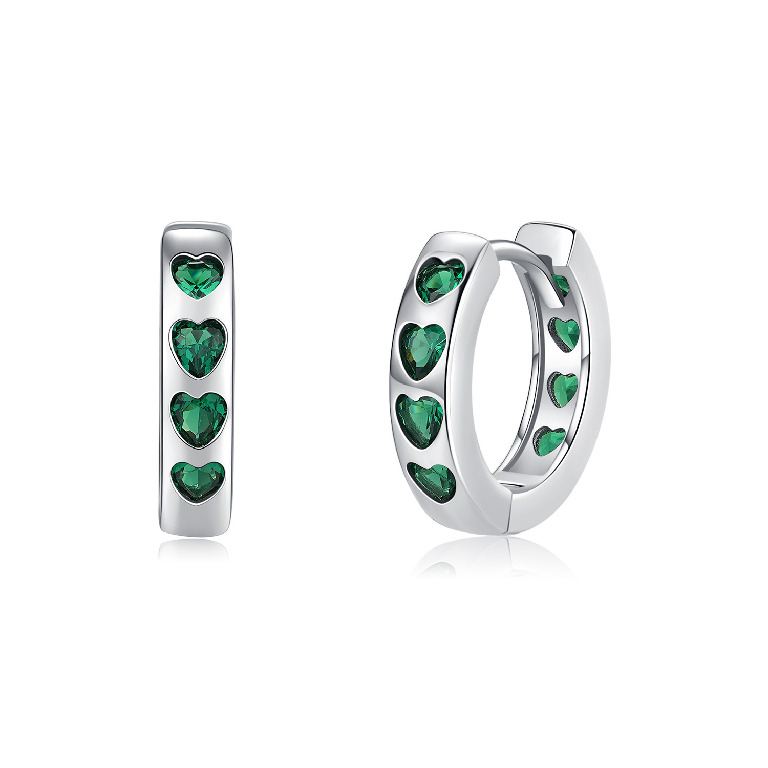 Golden Earring in Sterling Silver