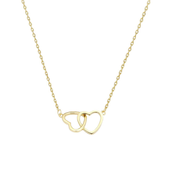 Golden Necklace in Sterling Silver